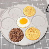 PANCAKES PAN 4 COPAS SARTén Antiadherente Para Desayuno Hamburguesa Huevo Pana Pans De Fondo Plano Fabricado Con Piedra Médica Y Aluminio Cocina - details 18