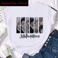 Camiseta Jujutsu Kaisen Japón Anime Para Mujer Kawaii Yuji Itadori Gojo Satoru Estampado Casual Manga Corta Algodón Poliéster T-Shirt Moda - details 18