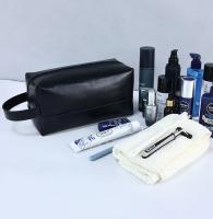 Bolsa De Cosméticos Para Viaje Organizador De Negocios Para Hombres Y Mujeres PU De Cierre De Cremallera Estilo Fashion Impermeable Portátil Con Almacenamiento Y Bolsa De Lavado - details 2