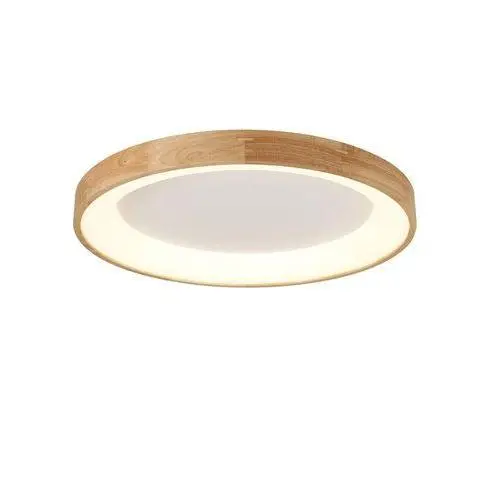 CRISTAL RECORD Plafón Led Mad 56W Madera Natural - Marca Líder Desde 1995 - 1
