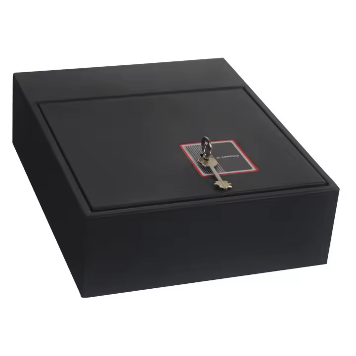 ARREGUI Basa 20000-S7K Caja fuerte camuflada para instalación oculta en zócalo de armario o suelo | Caja de seguridad con apertura con llave | Caja de seguridad camuflada | 11x31x38 cm | 11 L - 1