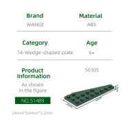 Wange 40Pcs/lot Bloques De Construcción Wedge Plate Izquierda 50305 8x3 Accesorios Clásicos Compatibles Con Bloques Juguetes Regalo Para Niños Caja - details 3