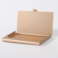 Caja De Metal Para Tarjetas De Negocio Creativa De Aleación De Aluminio Portaidentificación Y Monedas Unisex Colorido - details 34