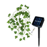 Lámpara Solar Artificial Hoja Cadena De Flores LED Para Decoración De Navidad Jardín Ceremonia Bodas Fiesta Exterior - details 0