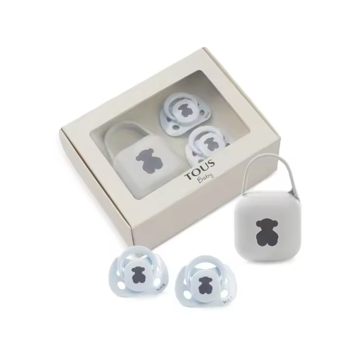 Pack 2 Chupetes Tous Baby Bear Azul celeste - 1