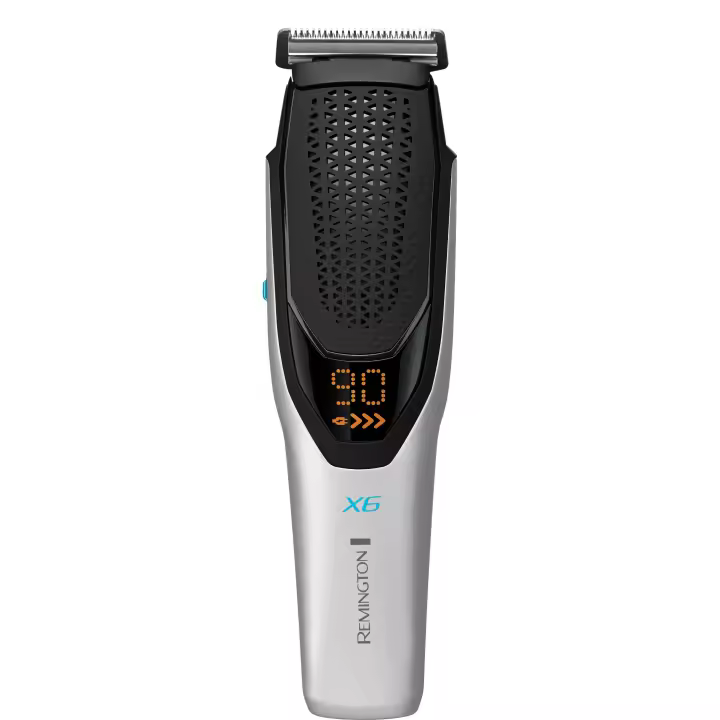 Máquina cortar pelo REMINGTON - Máquina para cortar pelo con Cable e Inalámbrico, Cuchillas de Acero de Calidad Japonesa, 72 Ajustes de Longitud, 3 Peines Ajustables, 90 min Autonomía HC6001 E51 X6 Power-XSeries HairClipp - 1