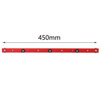 Barra De Miter De Aluminio 300/450mm Para Table Saws Herramienta De Carpintería Con Regla De Miter Para Trabajar En T-tracks Ranuras - details 10