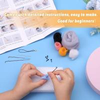 Kit De Felteado De Lana Con Animal Para Principiantes Y Adultos Incluye Matriz De Espuma Y Herramientas Para La Creación De Muñecas De Lana - details 7