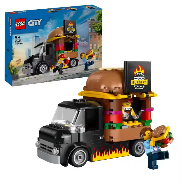 Camión Hamburguesería LEGO City Great Vehicles 60404 contiene 194 piezas - edad a partir de 5+ años 24L60404 - 1