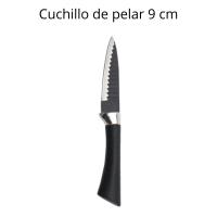 Cuchillos cocina de acero inoxidable set de 5 mas pelador  Elite, mango ergonómico con agarre antideslizante - details 1