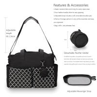 Bolsa de Pañales para Bebé de Gran Capacidad Bolsa de Maternidad Impermeable Multifuncional Portátil para Cuidado del Bebé Material de Poliéster - details 19