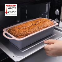 Molde Bizcocho Silicona Rectangular, Molde de Pan de Silicona, Bandeja Reposteria Silicona, Molde de Pan Antiadherente de Apertura Rápida para Horno 31x14x6,5cm - details 2