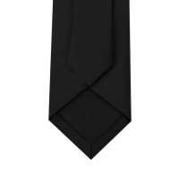 Ociodual Corbata Negra Clásica Hecha a mano, Elegante para Celebraciones, Eventos, Bodas, Fiestas y Business, Corbata de Hombre para Regalo, Unisex, Mens Tie - details 7