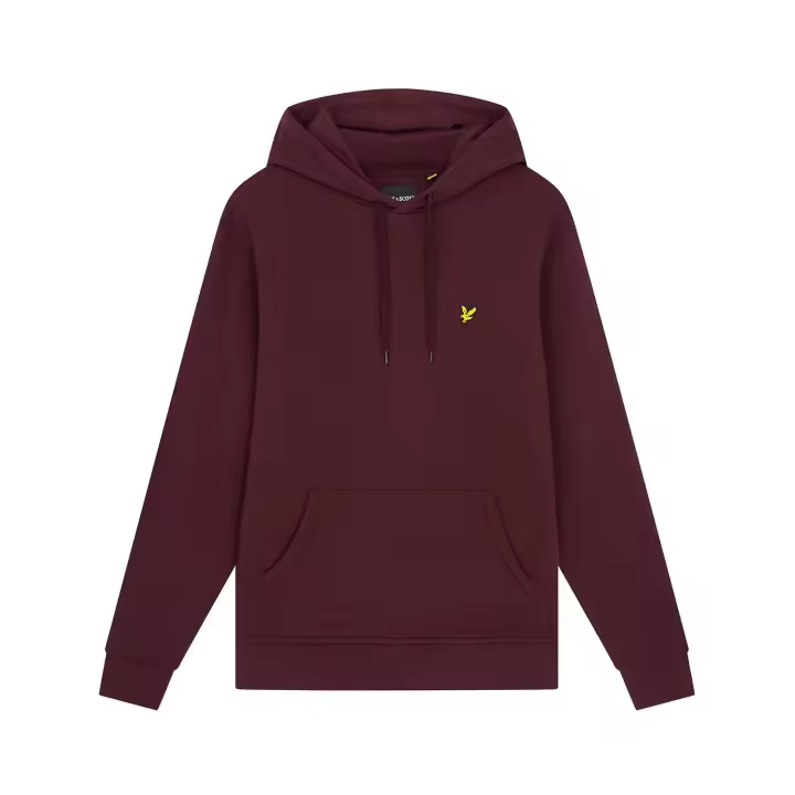 Lyle & Scott Sudadera con Capucha Hombre Burgundy ML416VOGZ562 - 1