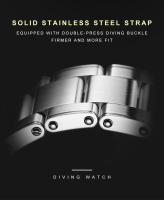 Reloj De Pulsera Para Hombre CADISEN Lujo 38mm Diver Vintage Automático Negocios NH35 Mecánico Cristal De Zafiro 20 Bar Reloj Retro - details 9
