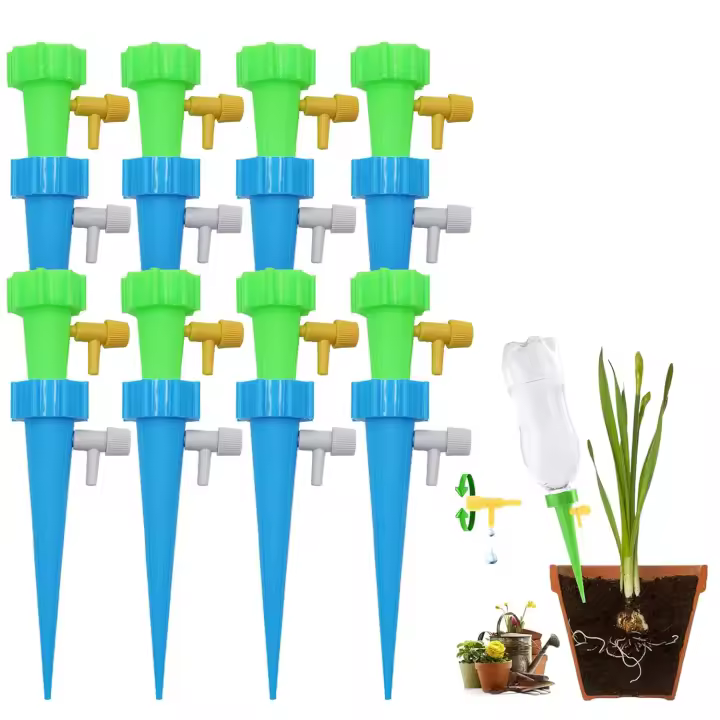 Kit De Riega Automática Para Plantas 10/5 Piezas Dispositivo De Riego Por Drip Para Interiores Y Jardín Herramientas Creativas De Jardinería - 1