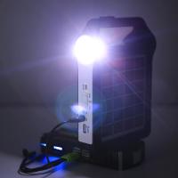 Kit De Generador De Energía Solar Portátil 15W Recargable Con Luz De Lámpara Y Cargador USB Sistema De Energía Solar Para El Hogar - details 15