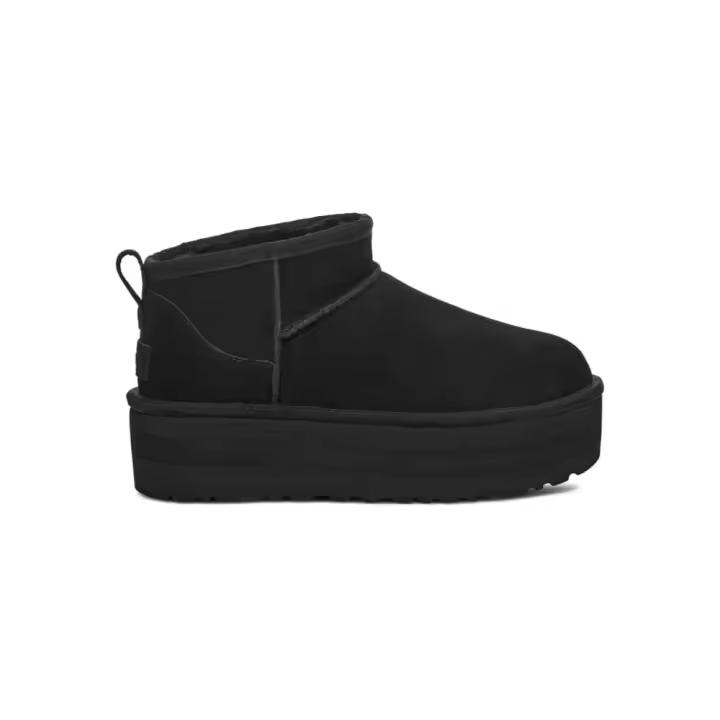 Botines UGG Classic Ultra Mini Plataforma Negros - 1