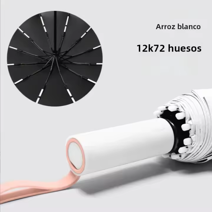 Paraguas Automático Grande De 72 Varias Super Resistente Al Viento Y a La Tormenta Protección Solar UV Para Hombres Paraguas Plegable Para Lluvia Y Sol - 1