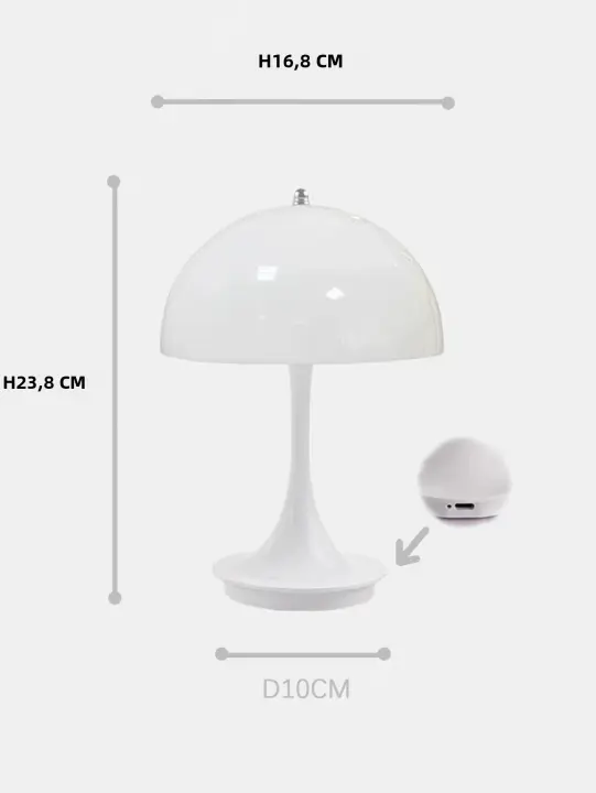 Lámpara De Mesa Decorativa Moderna Y Sencilla En Acrílico Para Sala De Estar Barra Estudio Color Blanco Rosa Amarillo Gris - 1