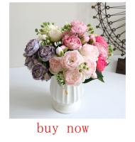 1 Pc De Hierba De Primavera Con 14 Hojas Para Coronas Navideñas Decoración De Jardín Exterior Accesorios Para Arco De Boda Plantas Artificiales Para Scrapbook - details 7