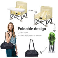 Silla De Alimentación Para Bebé Portátil Y Plegable Silla De Comedor Con Almohadilla Para Niños Para Playa Y Viajes Mobiliario Infantil - details 17