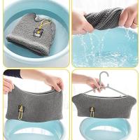 Cubierta De Inodoro Gruesa Y Cálida Funda De Almohadilla Lavable Para Inodoro Funda De Asiento De Baño Accesorios De Baño Ecológicos Hechos De Algodón De Larga Estancia - details 8