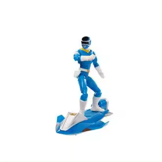 In Space Blue Ranger & Galaxy Glider. Power Rangers - 1