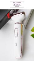 Máquina de afeitar Eléctrica 4 en 1 Para Mujer-Depiladora recargable USB, Diseño Impermeable y Sin Dolor para Axilas, Piernas y Zonas Sensibles - details 11