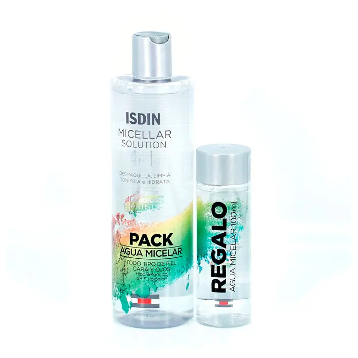 Isdin Pack Agua Micelar 4 en 1 400ml + Regalo 100ml - 1