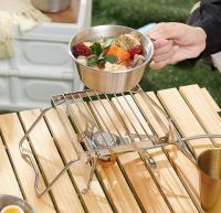 Soporte Plegable Portátil Para Estufa De Camping Accesorios De Barbacoa Y Viaje Soporte De Olla Para Estufa De Gas Multiusos De Acero Inoxidable - details 5