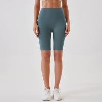 Shorts De Yoga Para Mujer Cintura Alta Transpirables Suaves Y Tensos Leggings De Gimnasio Cortos De Ciclismo Deportivos - details 121