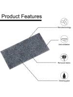 6PCS Eliminador De Rasguños De Coche Con Tela Nano Brillante Herramientas De Reparación De Pintura Y Detalle Para Automóviles - details 7