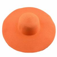 Gorro De Sol Para Mujer Con Gran Alas Plegable Verano Protección Solar Color Sólido Sombrero De Playa Casual Para Exteriores - details 9