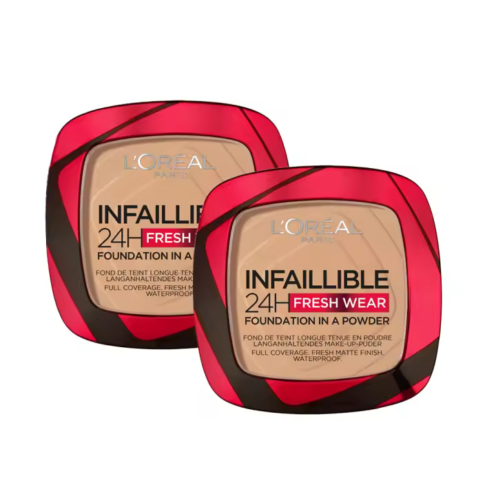 L'Oréal París | Infalible 24H Polvos compactos mate de larga duración - 1
