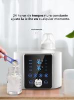 Calentador Y Esterilizador De Botellas Para Bebé 8 En 1 Con Temporizador Para Leche Materna O Fórmula Ajuste Para 2 Botellas Material P.P. Enchufe Europeo - details 8