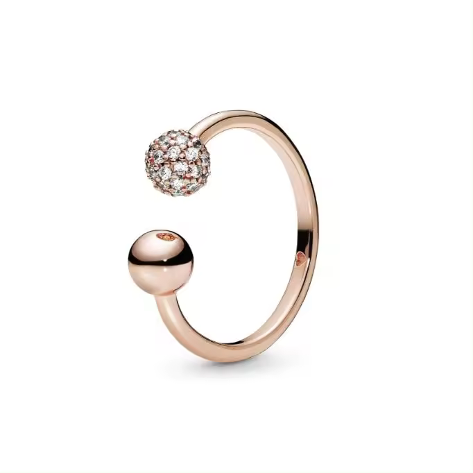 Anillo PANDORA para mujer 188316CZ. Incluye caja de regalo original. (Por favor, mide tu talla primero para elegir la adecuada). - 1