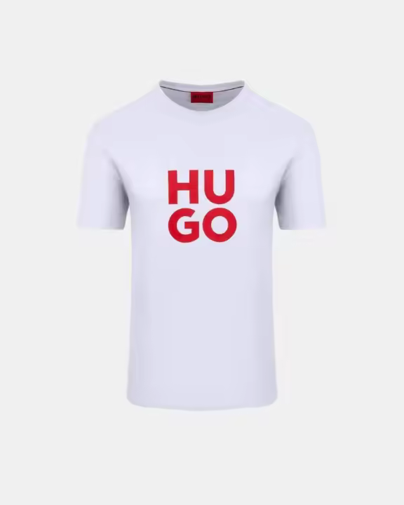 HUGO 50523839 DALTORIP Camisetas Manga corta Hombre Blanco - 1