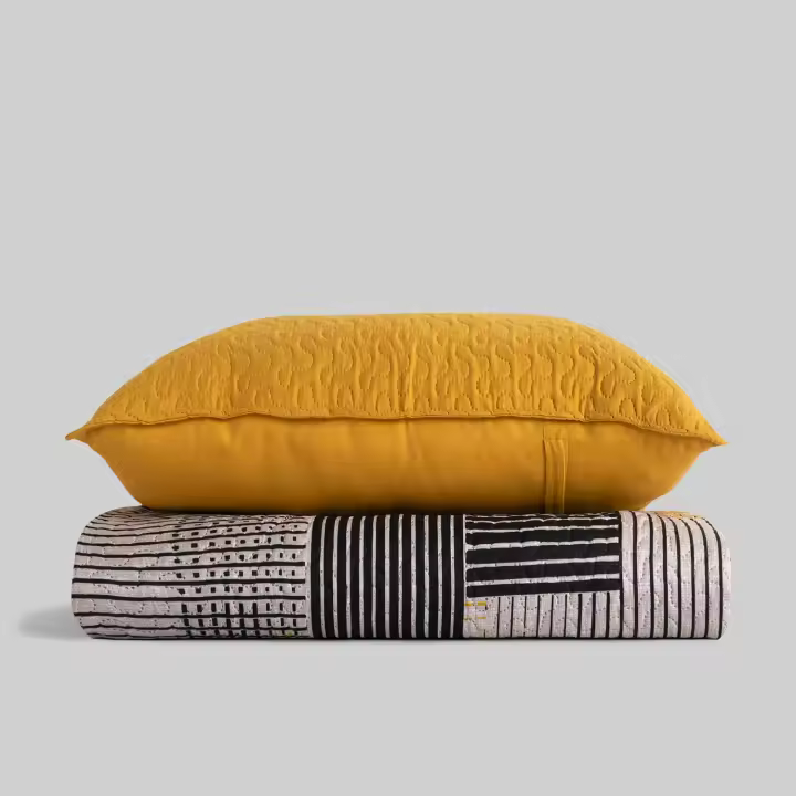 Llartextil Bouti Karamelo Estampado Kian - Acolchado con Fibra Hueca - Fabricación Ética - 1