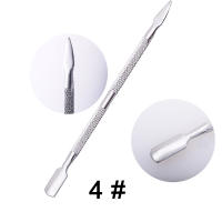 4pcs Herramienta De Manicura Dual Cabeza Acero Inoxidable Para Empujar Cutículas Y Eliminar Piel Muerta Cuidado De Uñas - details 6