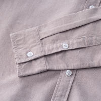 Camisa Larga De Algodón Para Hombre Estilo Nuevo Moda Confort Simplicidad Casual Ropa Masculina Camisa Oxford De Cuello Enrollado Tipo De Cierre: Doble Filo - details 16