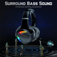 Auricular De Juego Con Micrófono Cancelación De Ruido RGB Auriculares LED Para PS5 PS4 Xbox One PC Laptop Mac Computer - details 4