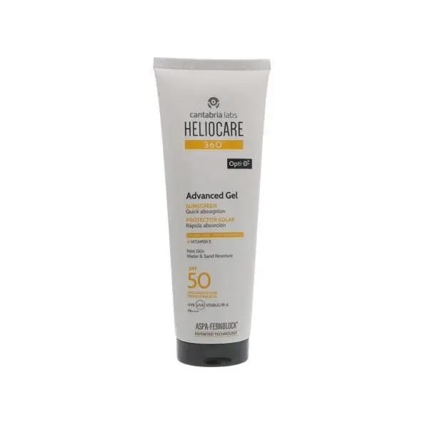 Cantabria Labs Protector Solar Heliocare Advanced Gel SPF50+ 250 Ml - Alta Protección para Todo Tipo de Piel - 1