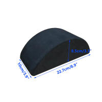 Bloque De Yoga Semilunar Para Ejercicio De Equilibrio Y Fortalecimiento De Las Piernas Doble Cara Multipropósito Bloque Flexible Para Entrenamiento De Muslos Y Pies Material De Goma Unisex - details 0