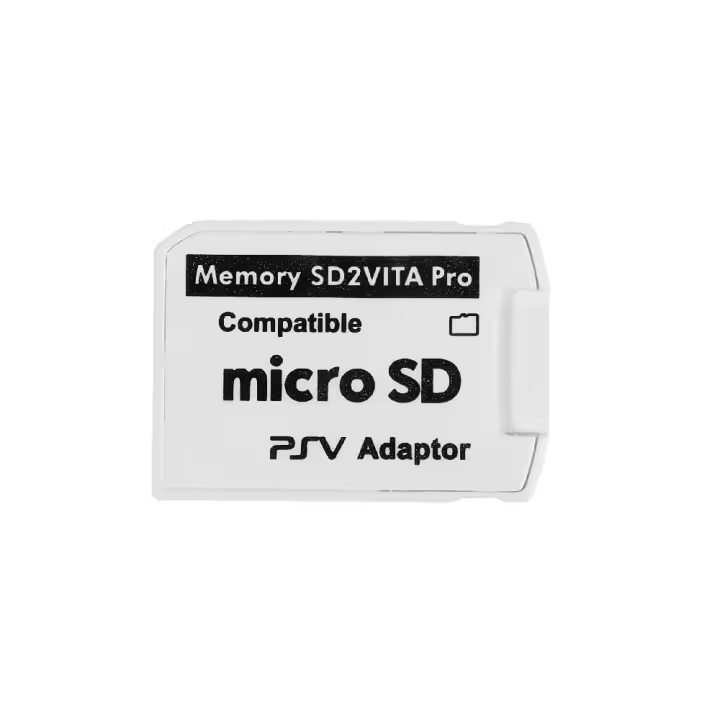 MultiAccesorios Adaptador SD2Vita 6.0 para PS Vita 1000/2000 | Compatible con microSD/TF hasta 256GB | para Sistema HENkaku 3.60-3.65 | Convertidor Rápido y Estable de Juegos PSV - 1
