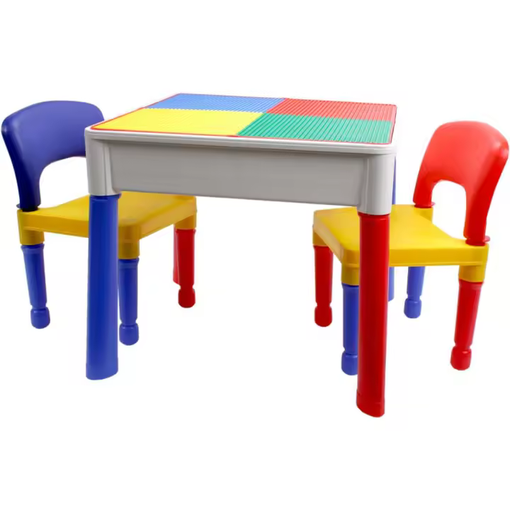 Mesa 3 en 1 con 2 sillas Pizarras y pupitres COLEPROFE - 1