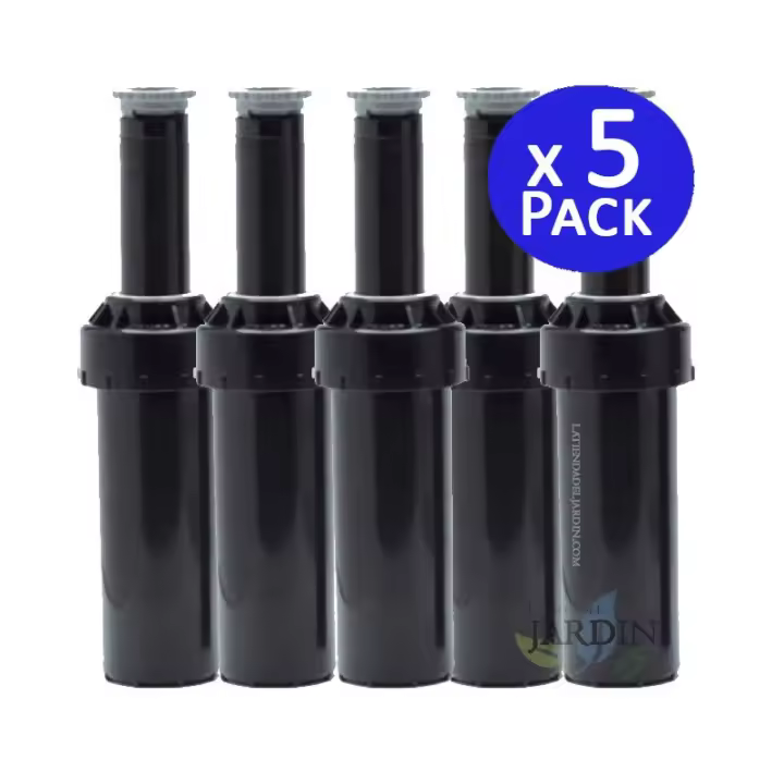 TORO Pack 5 Difusor de riego Toro LPS217 | Alcance 5,20 metros, 0 a 360º | Aspersor con Elevación 5 cm - 1