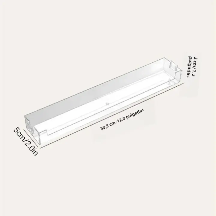 Estante De Pared Para Uñas Con Almacenamiento Transparente Soporte Para Pinceles Y Productos Cosméticos KuZHEN - 1