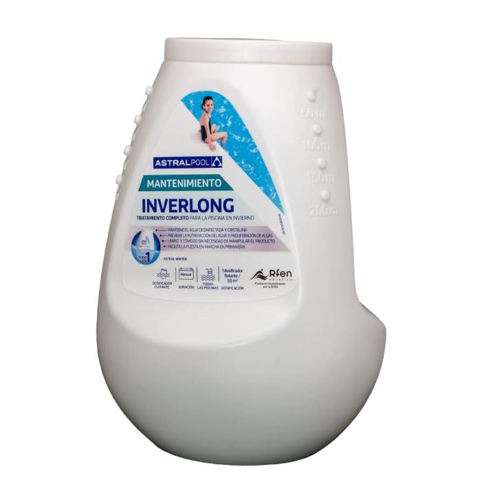 ASTRALPOOL Invernador Dosificador Flotante INVERLONG - Tratamiento completo en pastillas para el mantenimiento de piscina en invierno, Mantiene el agua cristalina y Previene la proliferación de algas. Invernaje ASTRAL-235 1,75kg