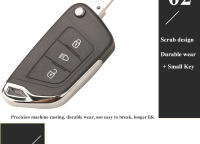 Carcasa De Llave Para Coche Jingyuqin Compatible Con Peugeot 107 207 307 407 306 308 408 508 3008 4008 Partner CE0523 CE0536 ABS Nuevo - details 6